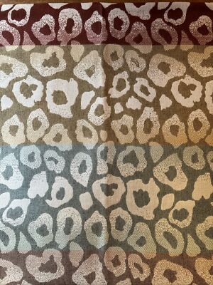 Vince Camuto Jacquard Scarf Shawl Wrap, Leopard Pattern, 28” x