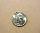 1954 D  Washington Quarter ~ Gem BU ~ BRIGHT ~ 1 Coin.  FREE SHIPPING