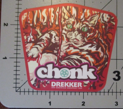 DREKKER BREWING fargo freak parade Chonk STICKER decal craft beer brewery B