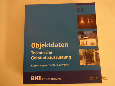 Kostenplanung BKI 2012 Objektdaten technische Gebäudeausrüstung  G3
