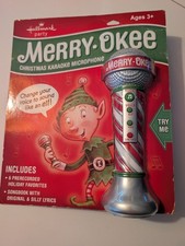 Hallmark Party Merry-Okee Christmas Karaoke Microphone