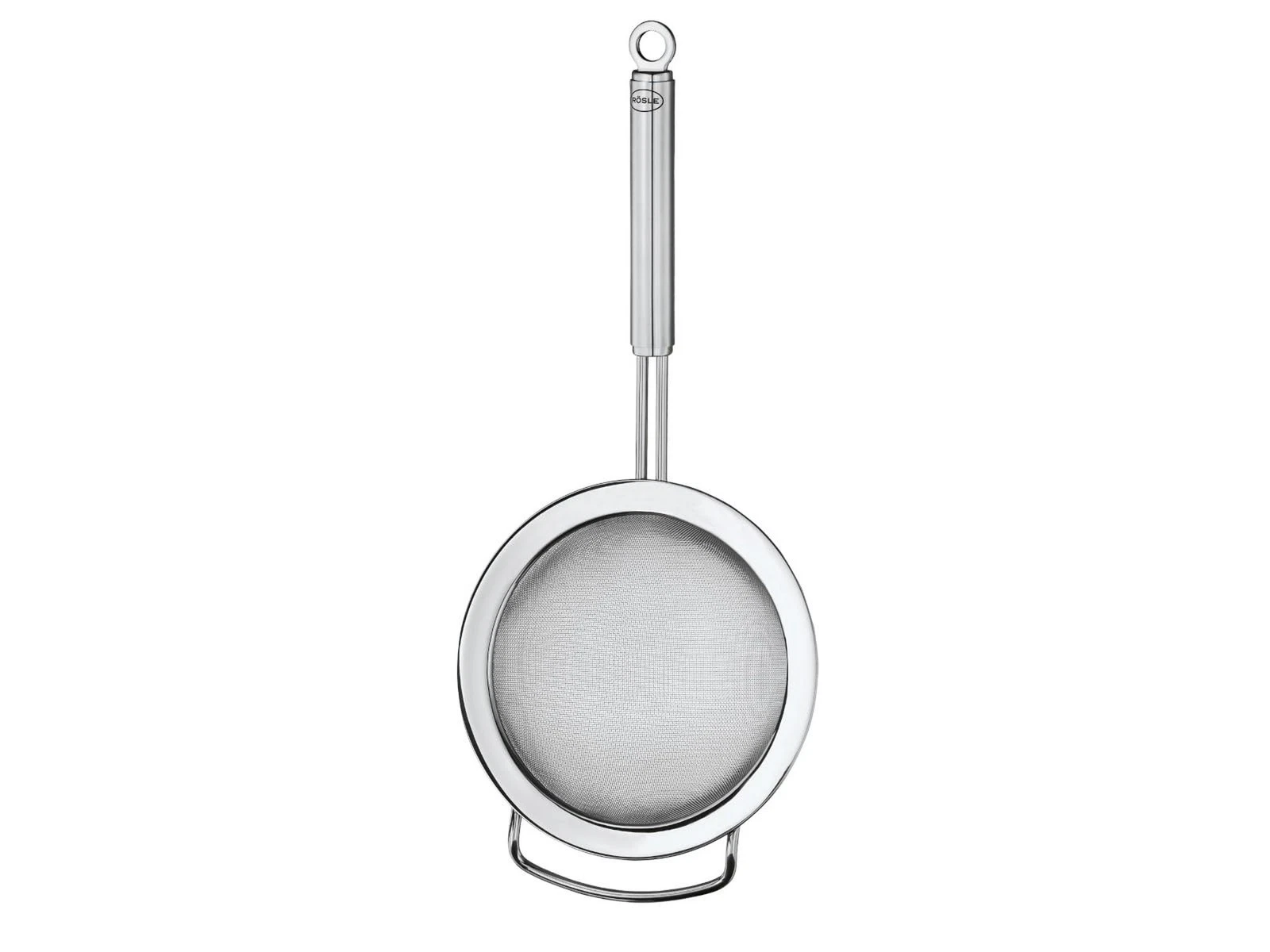 Rösle Stainless Steel Round Handle Kitchen Strainer, Fine Mesh, 9.5-inch, S