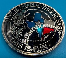 U.S. Texas Air National Guard COL Scott E. Olech CDR HTF Military Challenge Coin