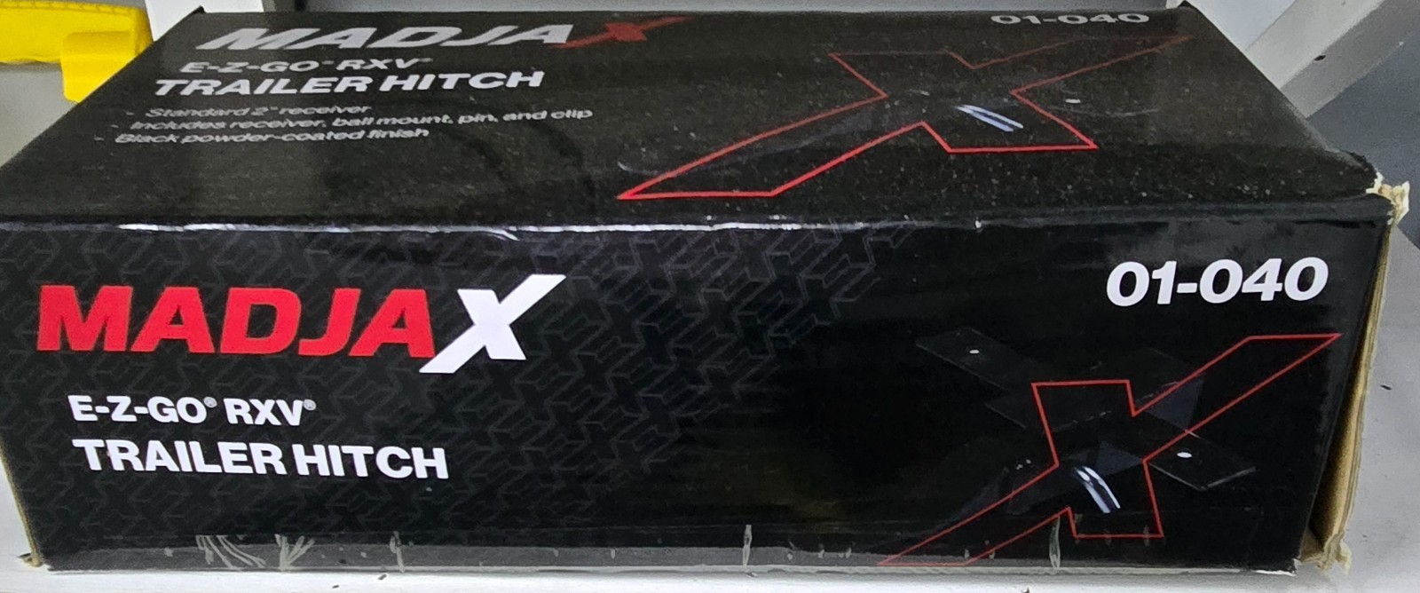 MadJax Trailer Hitch For 2 Passenger E-Z-GO RXV Golf Cart