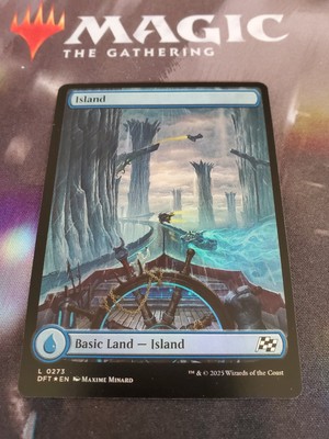 Mtg. 2x Island. Foil. Full Art. Aetherdrift. Pack Fresh
