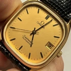 Omega Seamaster Watch Men's Square 31mm Automatic Date Vintage