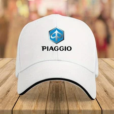 1pc Piaggio Motorcycle Cap-Lightweight Breathable Unisex Safety Design w/Geometr