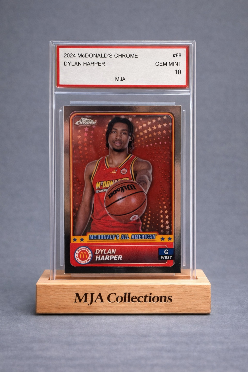 2024 Topps Chrome McDonald's All-American - Dylan Harper - #88 Graded  10