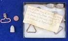 Texas Civil War Collection Dug Union Bullet Buckle Button Indianola Provenance