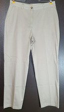 VTG 90s L.L. Bean Pants Womens Chinos Khaki High rise 34 30 14R Flat Front