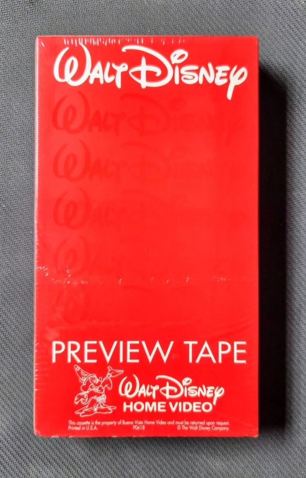 Aladdin and Jasmine's Moonlight Magic VHS PREVIEW TAPE PROMO DEMO WALT DISNEY - Image 3 of 4