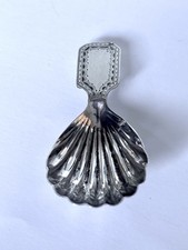 George III Silver Shell Shaped Caddy Spoon London 1796