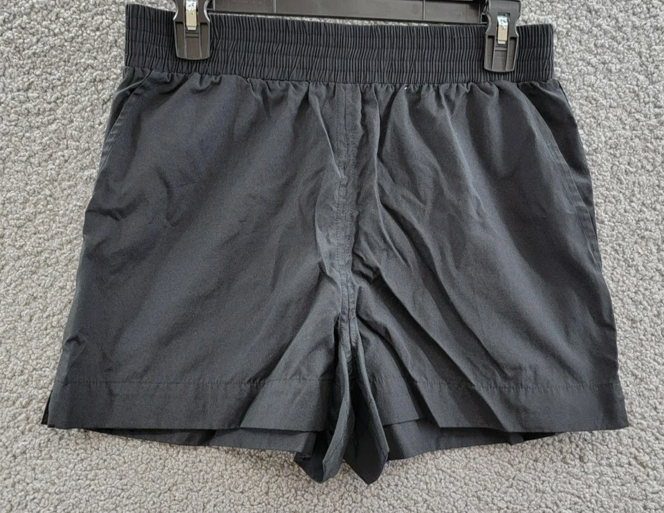 Pantalones Cortos FRENCH CONNECTION Para Mujer S Negros Bolsillos Cintura Elástica Calada Foto 2 de 4