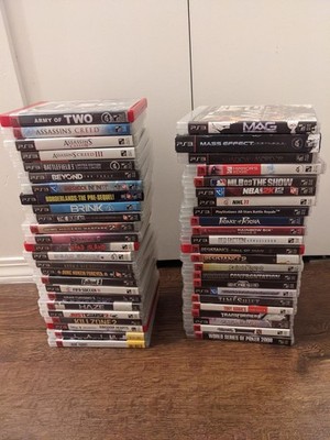 PS3 Games Lot Bundle (Resistance, Killzone, Transformers, Uncharted + more)