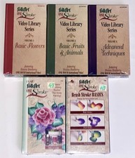 FolkArt One Stroke VHS Library Series Donna Dewberry Painting Instructional Set