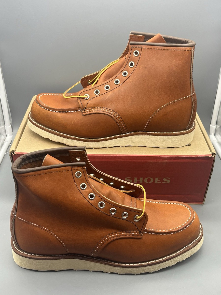 Red Wing Moc-Toe Classic Work Boot # 875 Men's 9.5 D Made in
