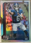 2025 Topps Chrome Football Jaxson Dart Refractor Rookie Card RC New York Giants
