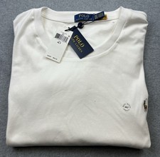 Polo Ralph Lauren Men's Soft Cotton T-Shirt Size 4XLT Whlte Short Sleeve NWT