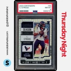 2023 PANINI CONTENDERS #40 C.J. STROUD SEASON TICKET FOTL RC ROOKIE PSA 8