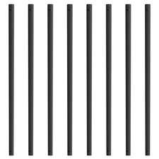 Precision Cut Stair Balusters 32.28x1in Aluminum 51Pcs Smooth Edges