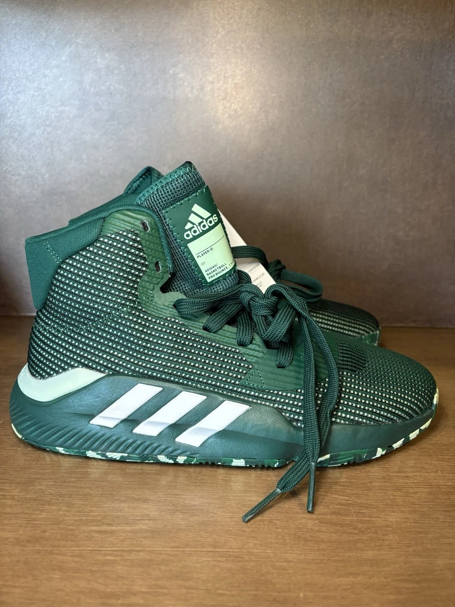 Adidas Pro Bounce 2019 G26168 men\'s Green basketball trainer sneakers sz 7.5 Adidas Pro Bounce 2019 G26168 men main image 4