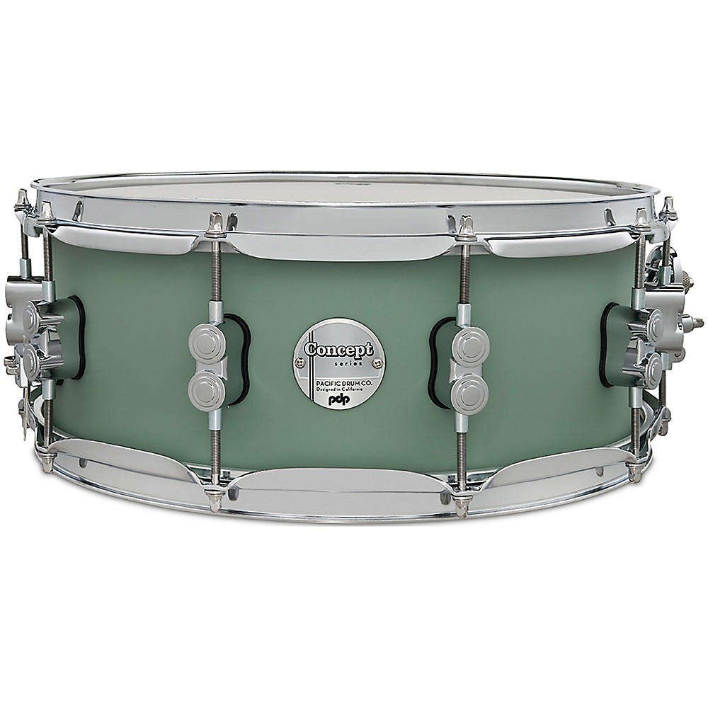 PDP by DW Concept Кле малый барабан, хромированная фурнитура, 14 x 5,5 дюйма, Satin Seafoam