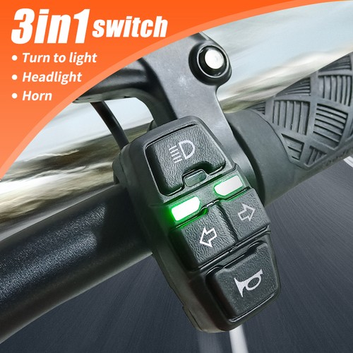 Handlebar Horn Button Turn Signal Fog Light ON/OFF Controller Switch Motorcycle - Picture 10 of 14