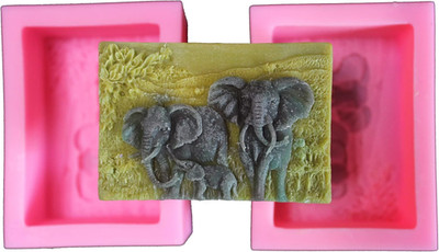 2 Pack Silicone Soap Mold for Natural Skincare Soap Making, DIY Art Soap and Aro