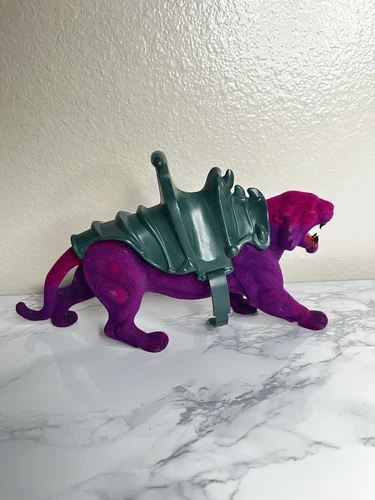 Vintage 1981 MOTU PANTHOR 100% Complete Masters of the Universe Taiwan Mattel