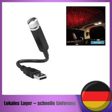 Autodach Innen Atmosphäre Sternenhimmel Projektor Stern Nachtlichter Rot USB