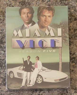 Miami Vice The Complete 5th Season 5 DVD Don Johnson NEVER TRUST