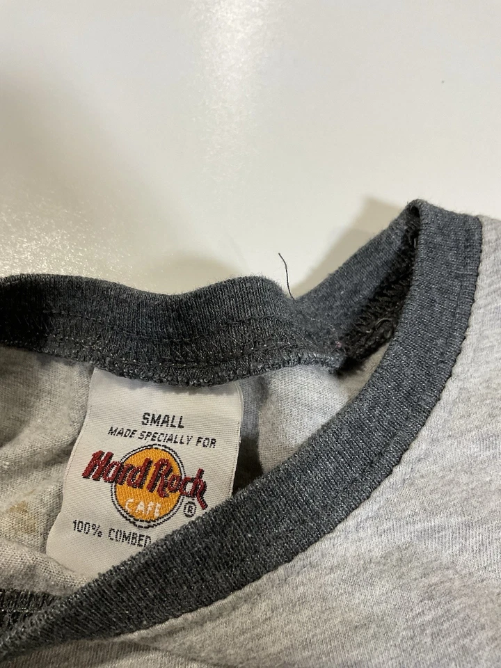 Linda camiseta vintage Hard Rock Café Ringer para bebé talla S Mall Core Y2K Foto 4 de 4