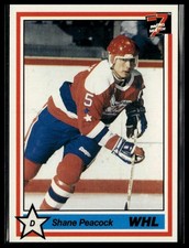 1990-91 7th Inning Sketch WHL #123 Shane Peacock Lethbridge Hurricanes