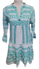 THML Devotion Twins Ella Embroidered Tunic Dress Bryn Lined Size XS Boho