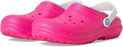 CROCS CLASSIC LINED CLOG [ SIZE 30 - 31 EU ] KIDS CLOGS PINK PURPLE NEW & ORIGINAL BOX