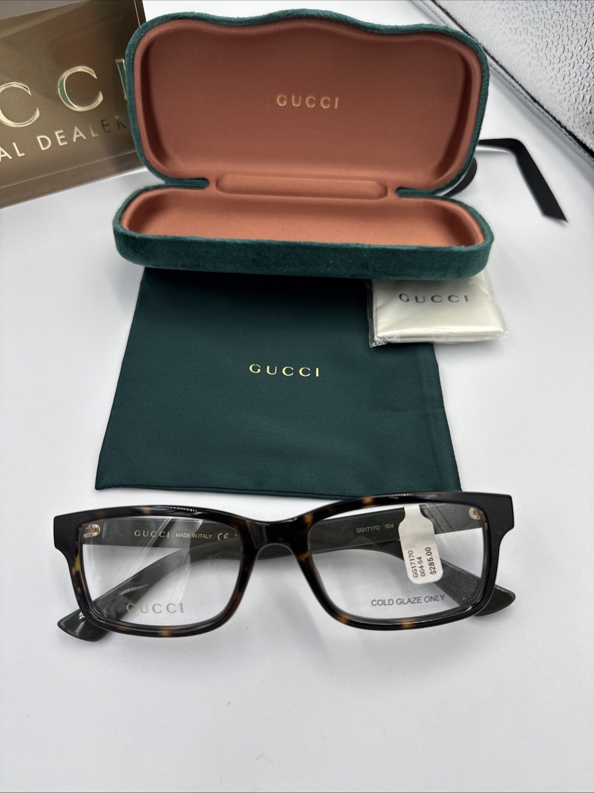 Gg17170 004 Lens 54mm Bridge 19mm Temple 145mm New Tortoise 