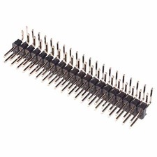 50 x 40-Way Double Row Right Angle Male Header 2.54mm