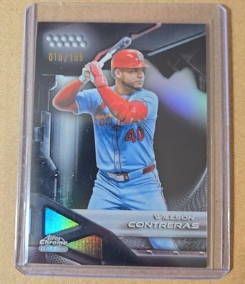 Willson Contreras 2026 Topps Chrome Black #53 Refractor 10/199