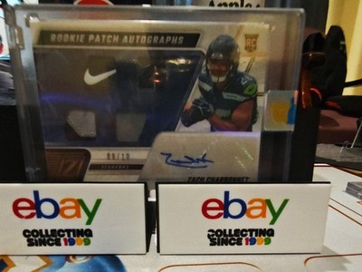 2023 Panini Zenith /10 Zach Charbonnet #241 RPA Rookie Patch Auto RC