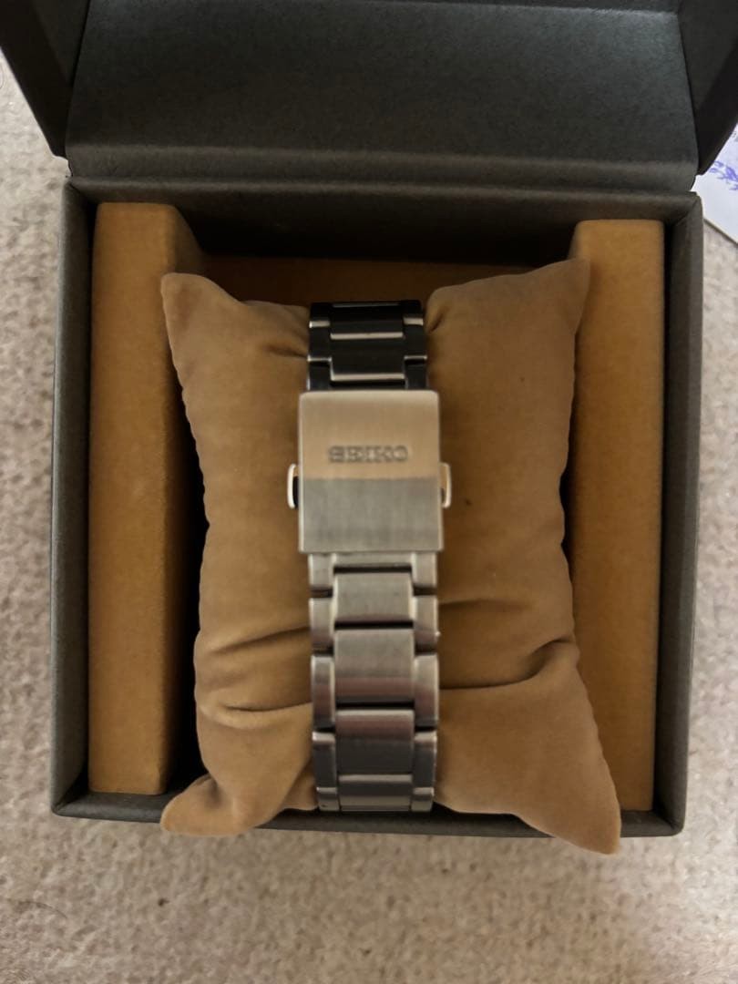 SEIKO SZSB012 Black Automatic Men's Analog Watch Preowned Popular Model Authenti image 2