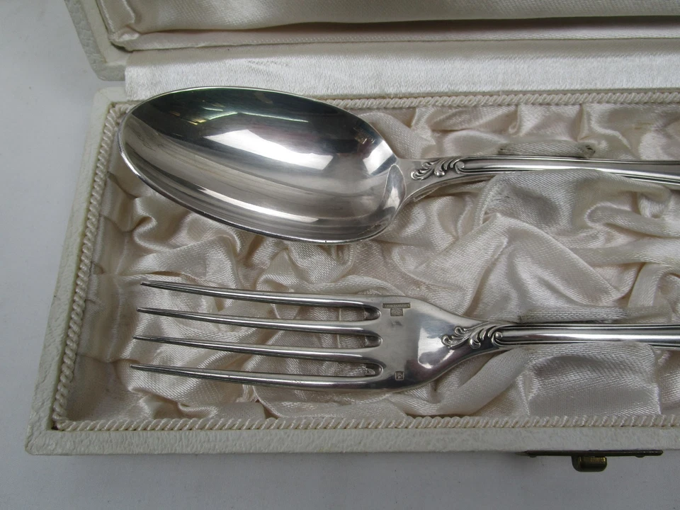 Christofle - Modell : Marly - Besteck - 2 Teile / Gabel & Löffel - 20,5 cm - Bild 3 von 4