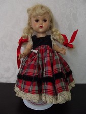 Vintage 1950s Vogue Ginny MLW Doll w/ Original Trunk, Box, Outfit & Accessories