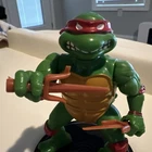 1988 Teenage Mutant Ninja Turtles TMNT Raphael Figure Hard Head w/ Belt & Knives