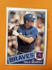 1985 Topps #320 Dale Murphy. Set break Mint-Gem