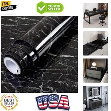 Black Wallpaper Black Peel and Stick Wallpaper Marble Counter Top Stick on Wa...