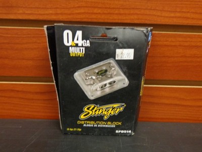 NEW Stinger SPD514 Two 1/0 inputs Four 4 AWG Output Power Distribution Block