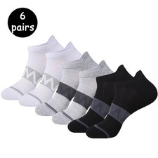 6 Pairs of High-Quality Men's Sports Fitness Running Socks For Spring and Summer