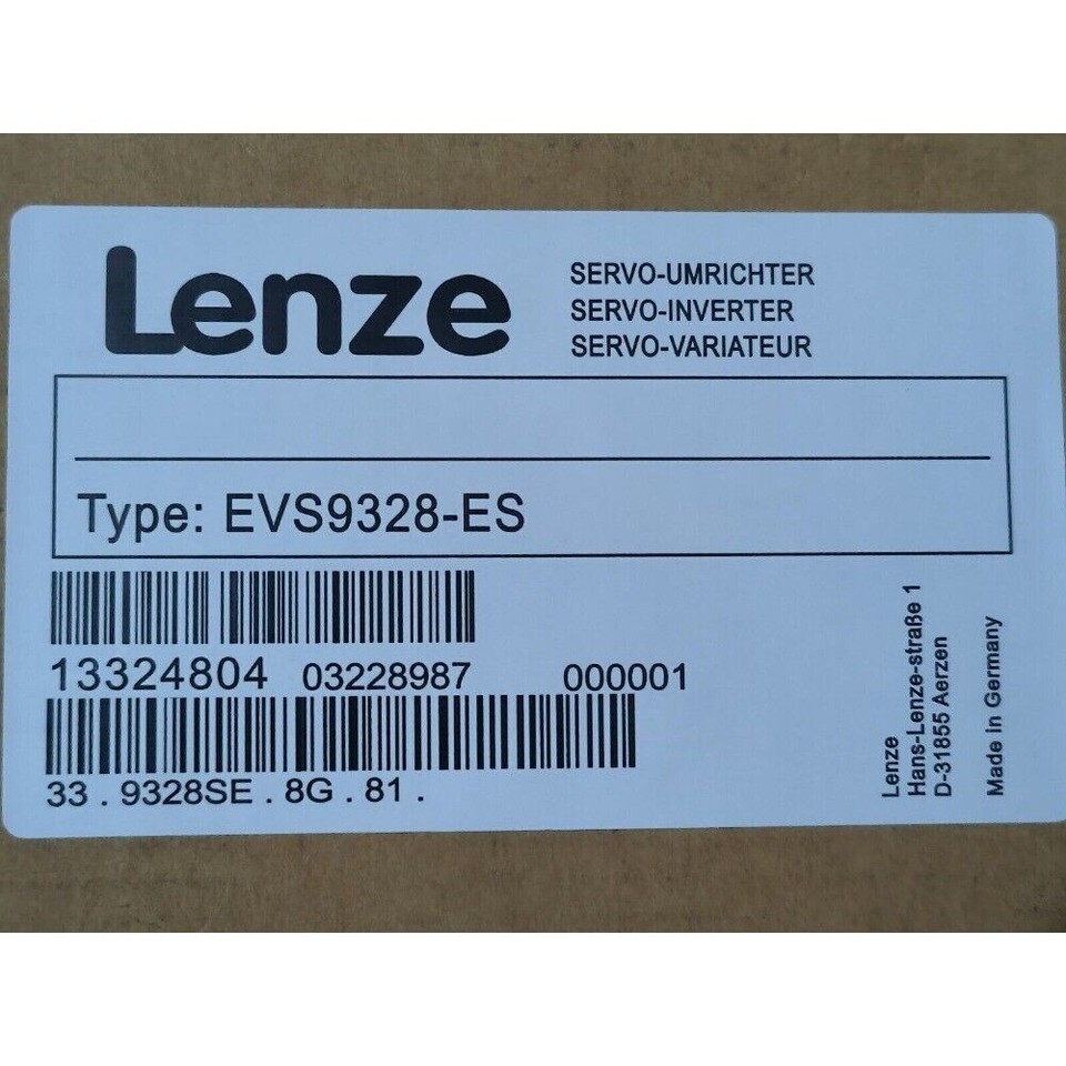 Variateur De Fréquence Lenze EVS9328-ES - Neuf, Livraison Rapide, Pour Applications Industrielles