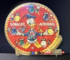 Marx Vintage Walt Disney Production Donald Duck's Acroball Bagatelle Pin Ball