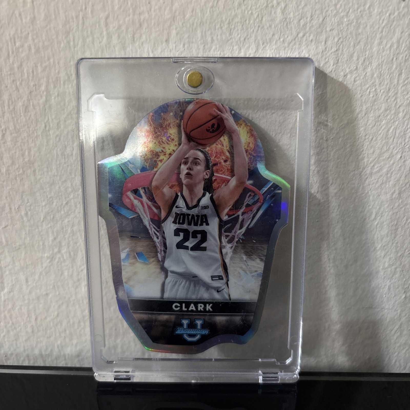 2022-2023 Bowman University Best Bowman U Buckets #BB-18 Caitlin Clark. Die Cut